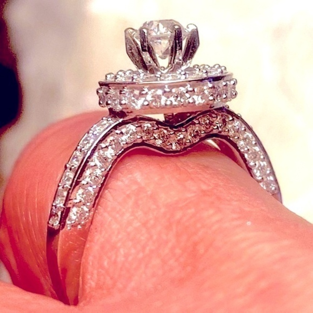 Dimond ring Exclusive design Brand new wedding engagement anniversary promising
